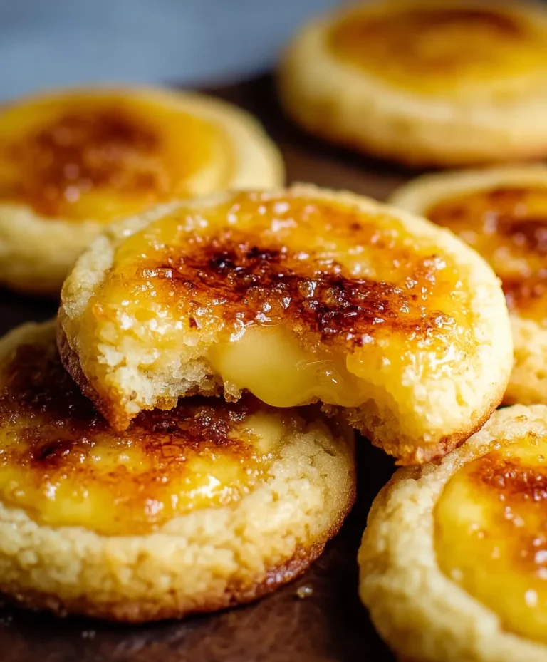 Lemon Creme Brûlée Cookies-Sweet Crisp Treat