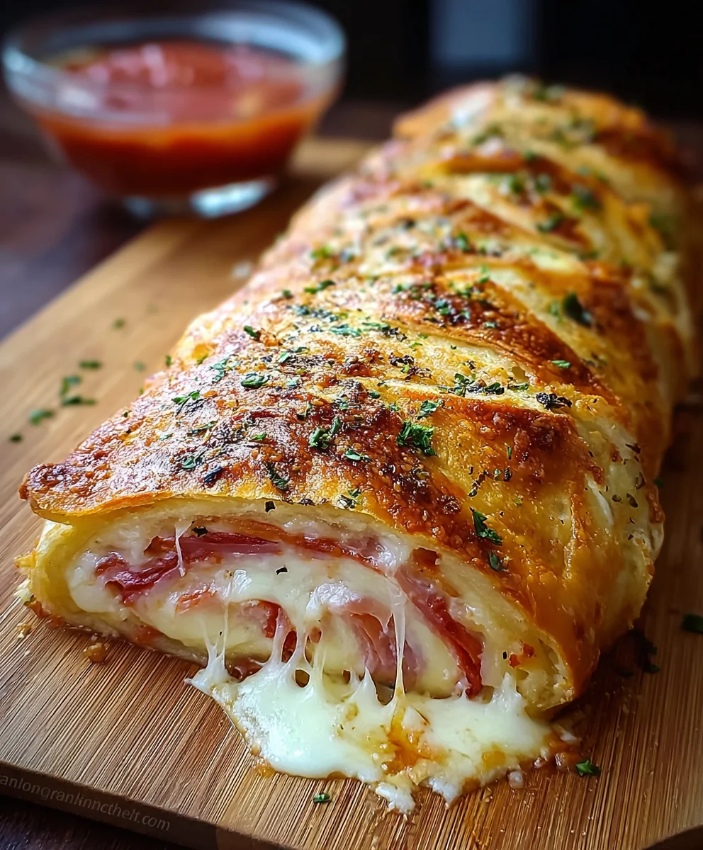 Easy Beef Stromboli Recipe-Italian Dinner Favorite