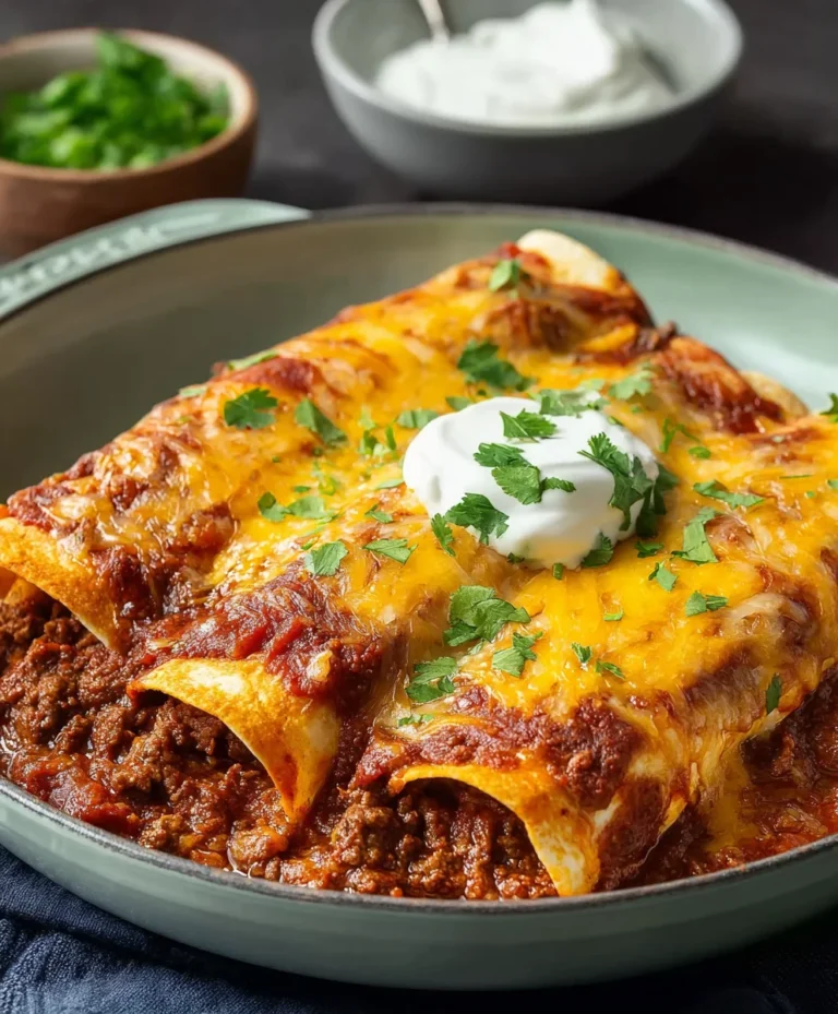 Tex-Mex Beef Enchiladas- Easy Cheesy Dinner