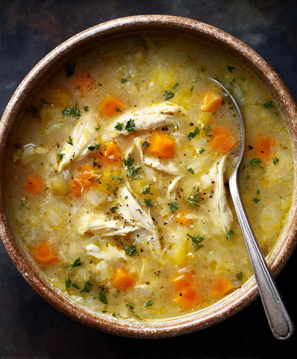 Soothing Anti-Inflammatory Chicken Soup Recipe