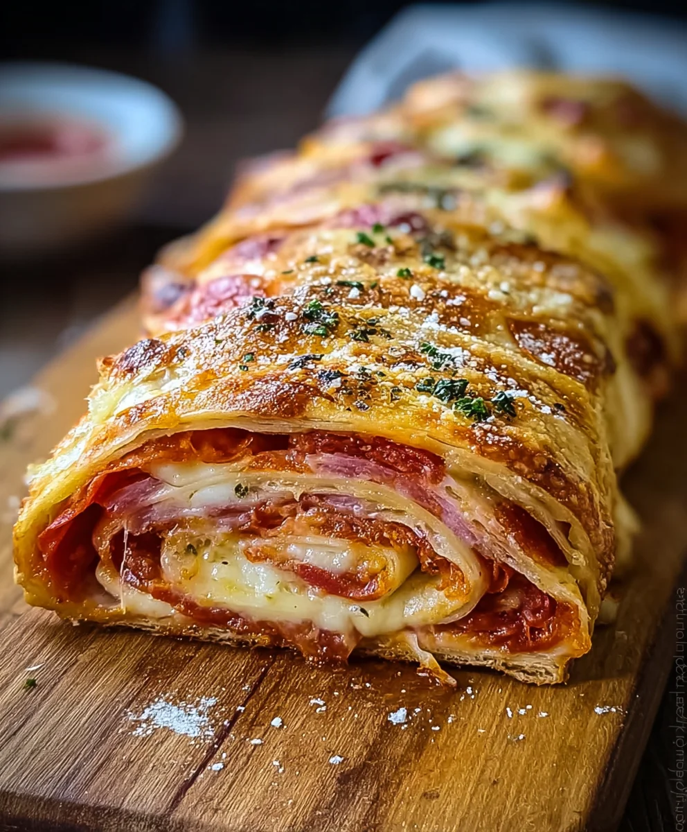 Easy Beef Stromboli Recipe-Italian Dinner Favorite