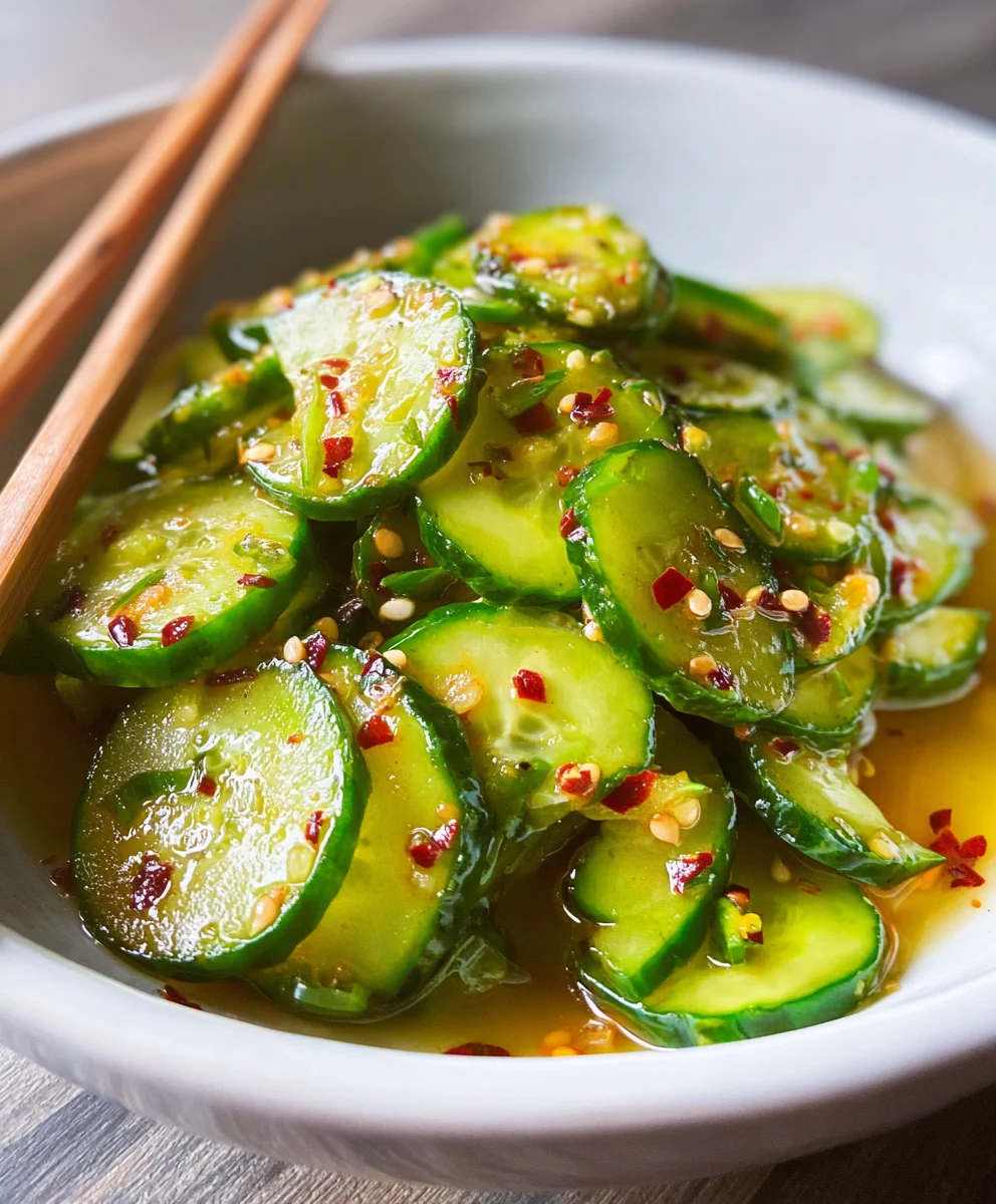 Easy Asian Beef Cucumber Salad-Quick & Refreshing
