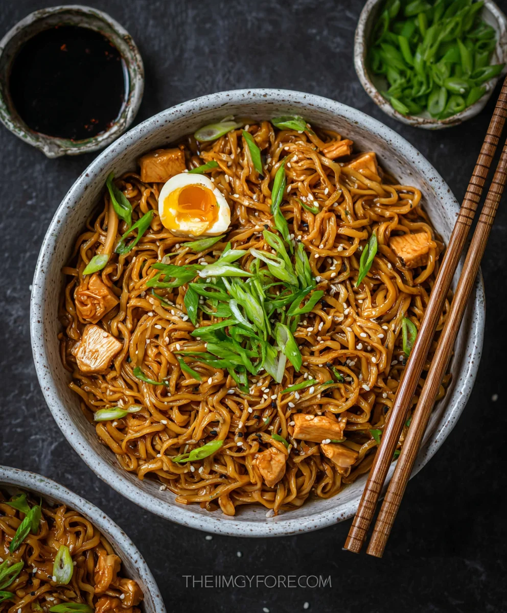 Easy Saucy Ramen Noodles - Quick Beef Flavor Recipe