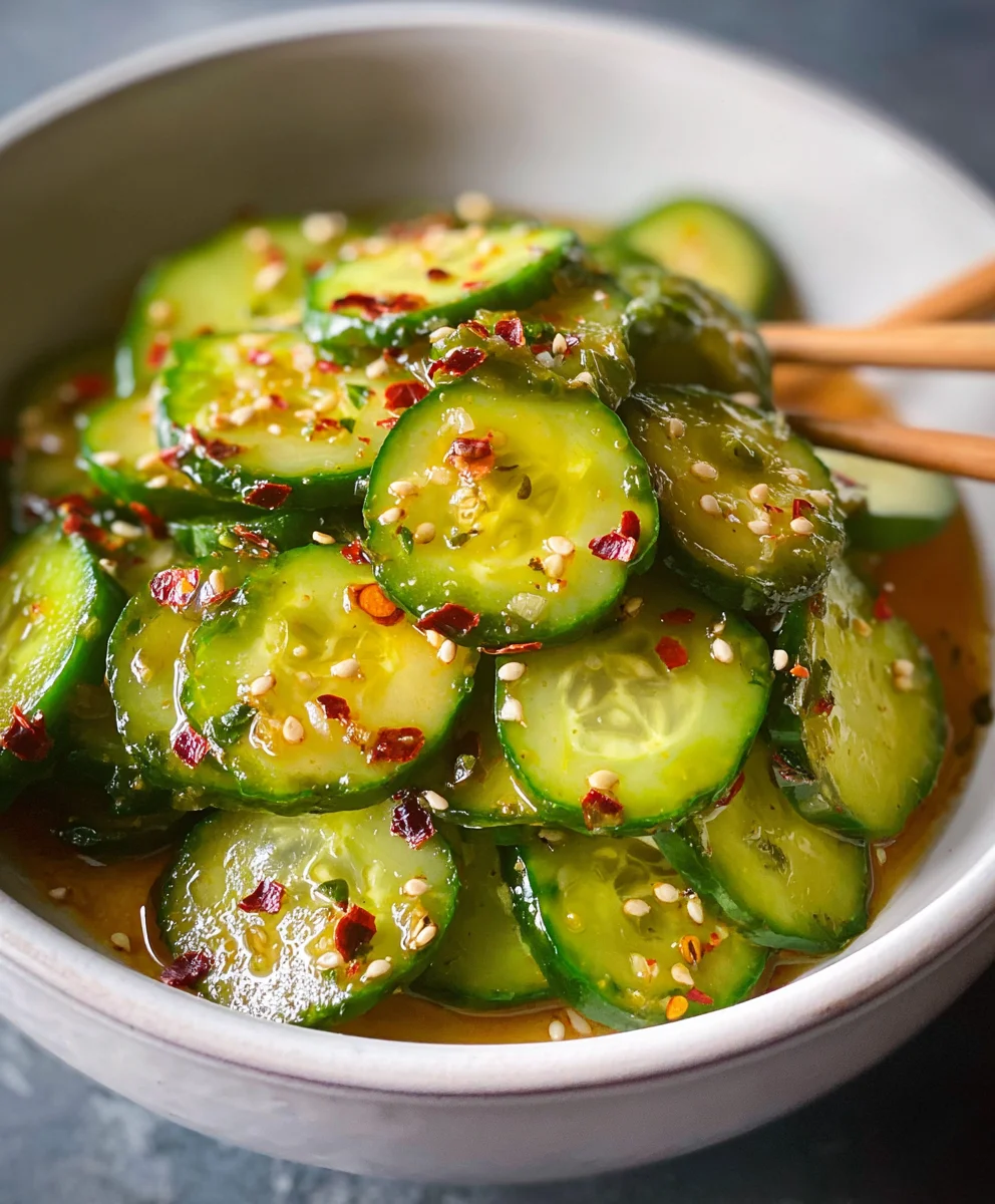 Easy Asian Beef Cucumber Salad-Quick & Refreshing