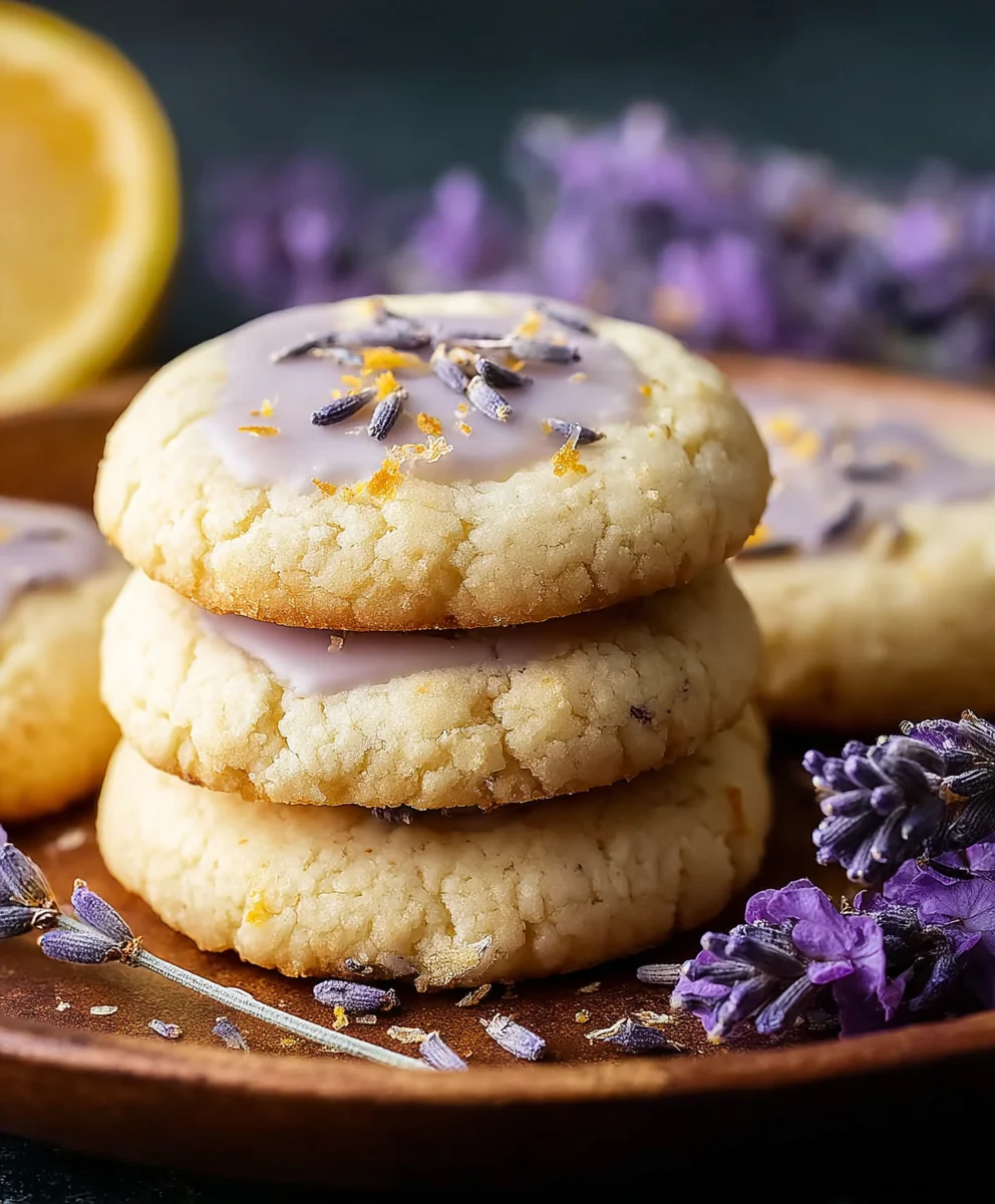 Buttery Lemon Lavender Cookies-Easy Bake Recipe