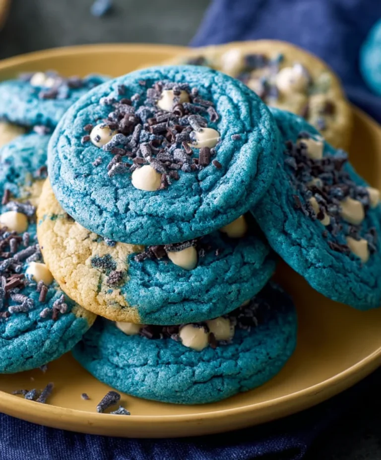 Blue Cookie Monster Cookies – Fun Treat