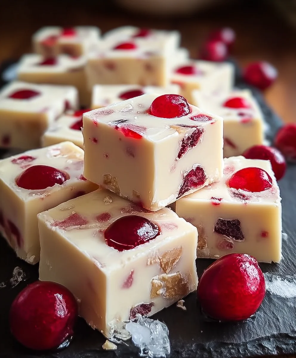Easy Cherry White Fudge Recipe - A Sweet Treat