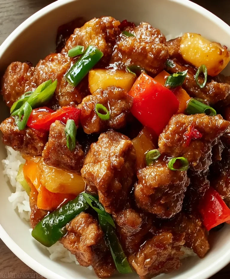 Easy Sweet Sour Beef Recipe- Flavorful & Fast