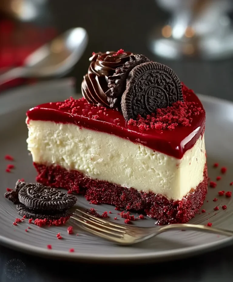 Rich Red Velvet Cheesecake Recipe-Easy Treat