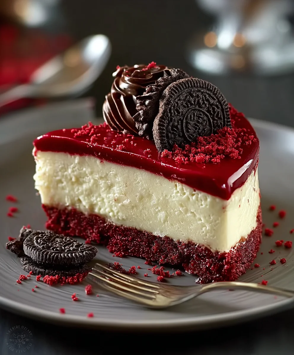 Rich Red Velvet Cheesecake Recipe-Easy Treat