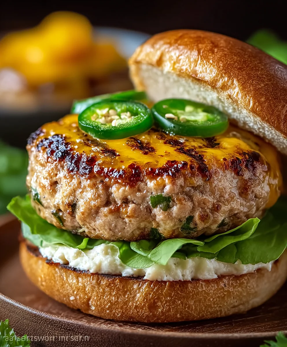 Spicy Jalapeño Turkey Burgers-Flavorful & Easy Recipe