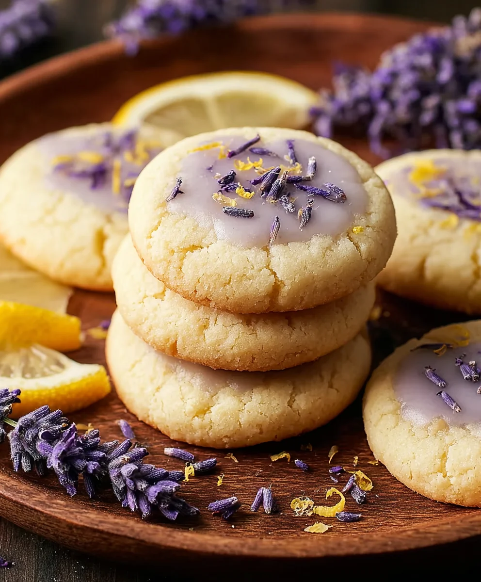Buttery Lemon Lavender Cookies-Easy Bake Recipe