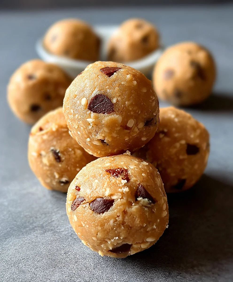Easy No-Bake Chickpea Cookie Bites Recipe