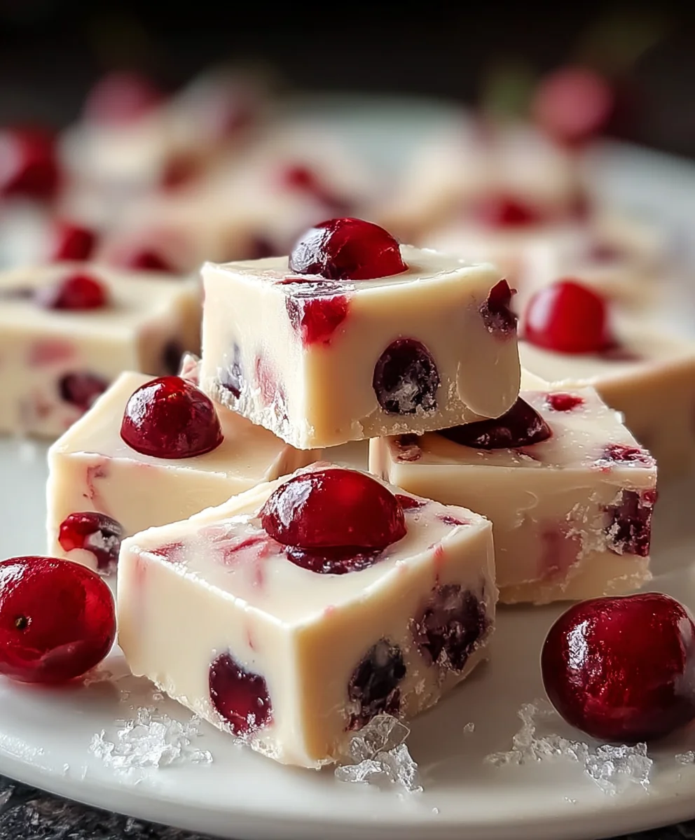 Easy Cherry White Fudge Recipe - A Sweet Treat