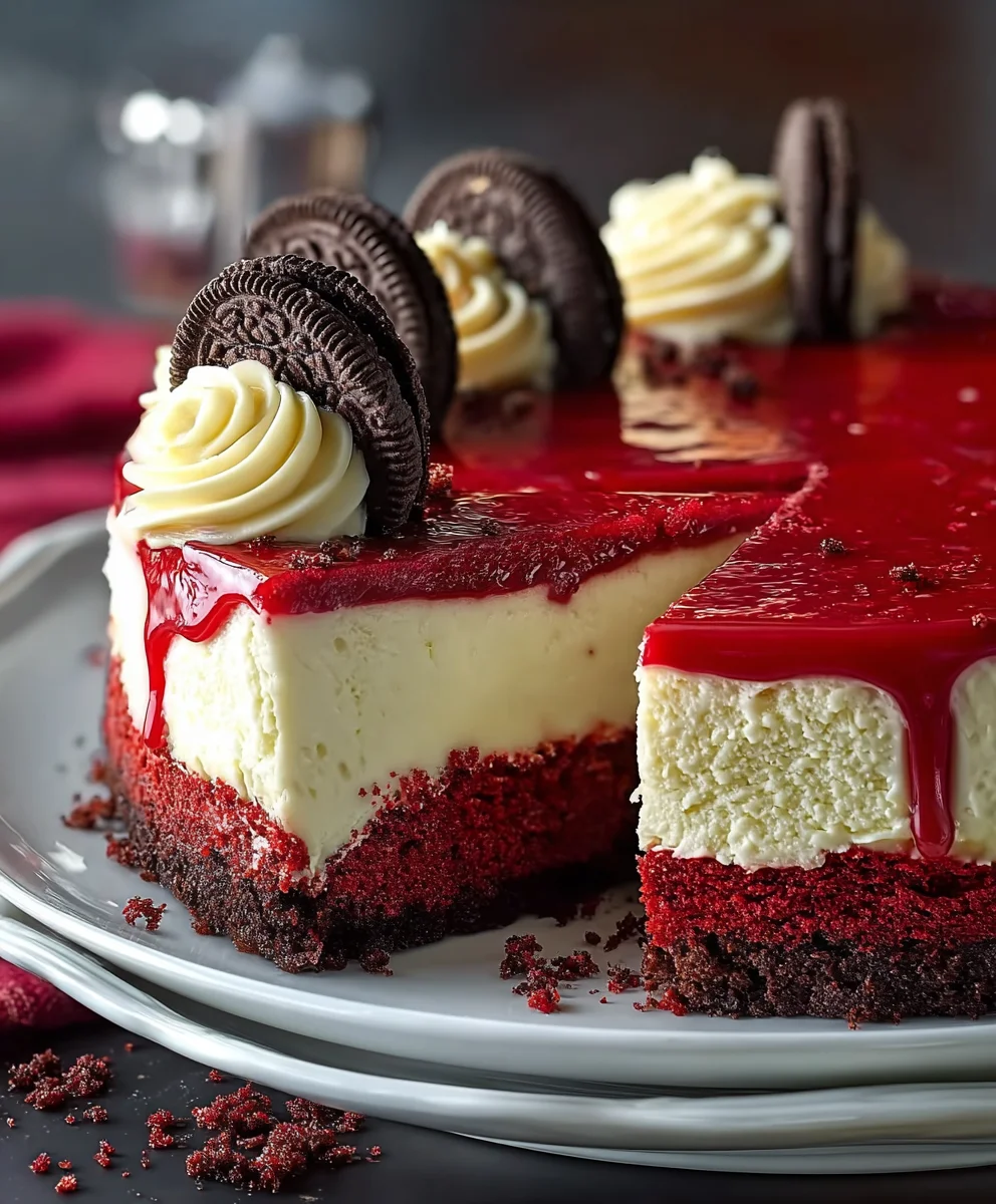 Rich Red Velvet Cheesecake Recipe-Easy Treat