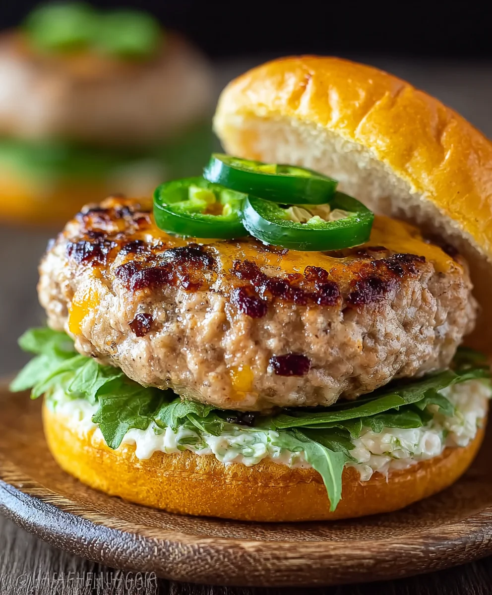 Spicy Jalapeño Turkey Burgers-Flavorful & Easy Recipe