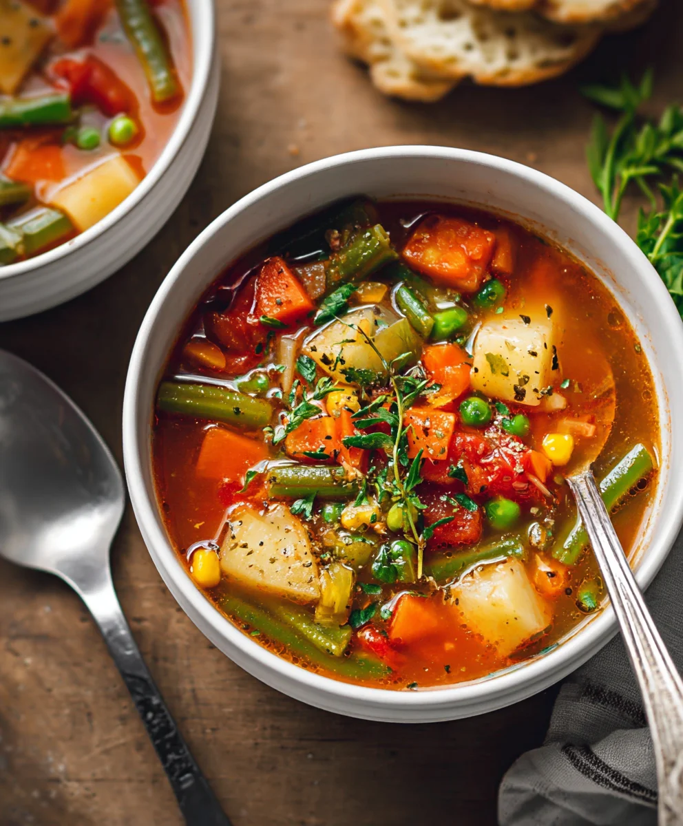 Easy Vegetable Soup Recipe - Hearty & Flavorful