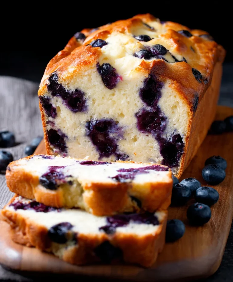Easy Blueberry Cream Cheese Bread Recipe – Moist & Delicious