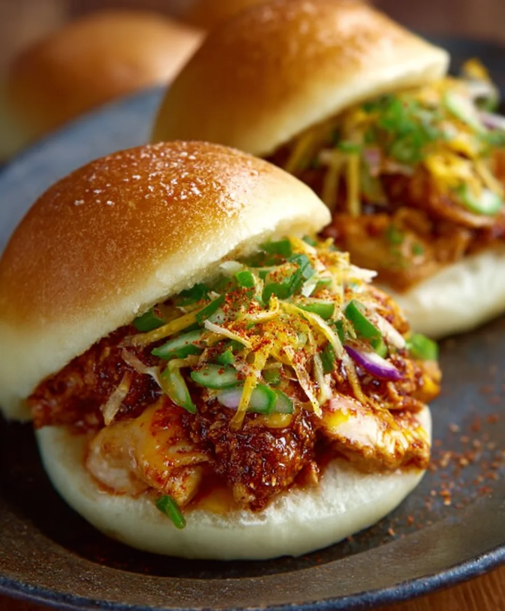 Cheesy Dynamite Chicken Buns-Spicy Flavor Explosion