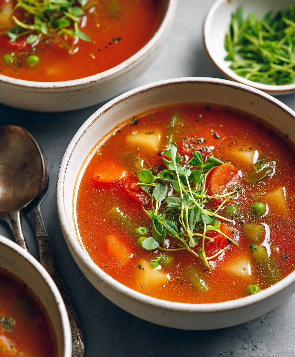Easy Vegetable Soup Recipe - Hearty & Flavorful