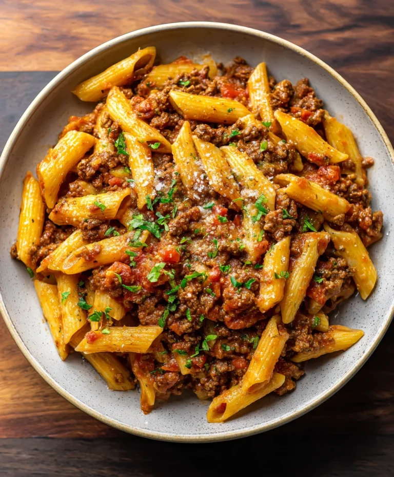 Easy Beef Ragu Pasta in Rich Tomato Sauce