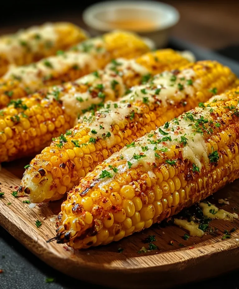 Cheesy Garlic Butter Corn on the Cob Recipe