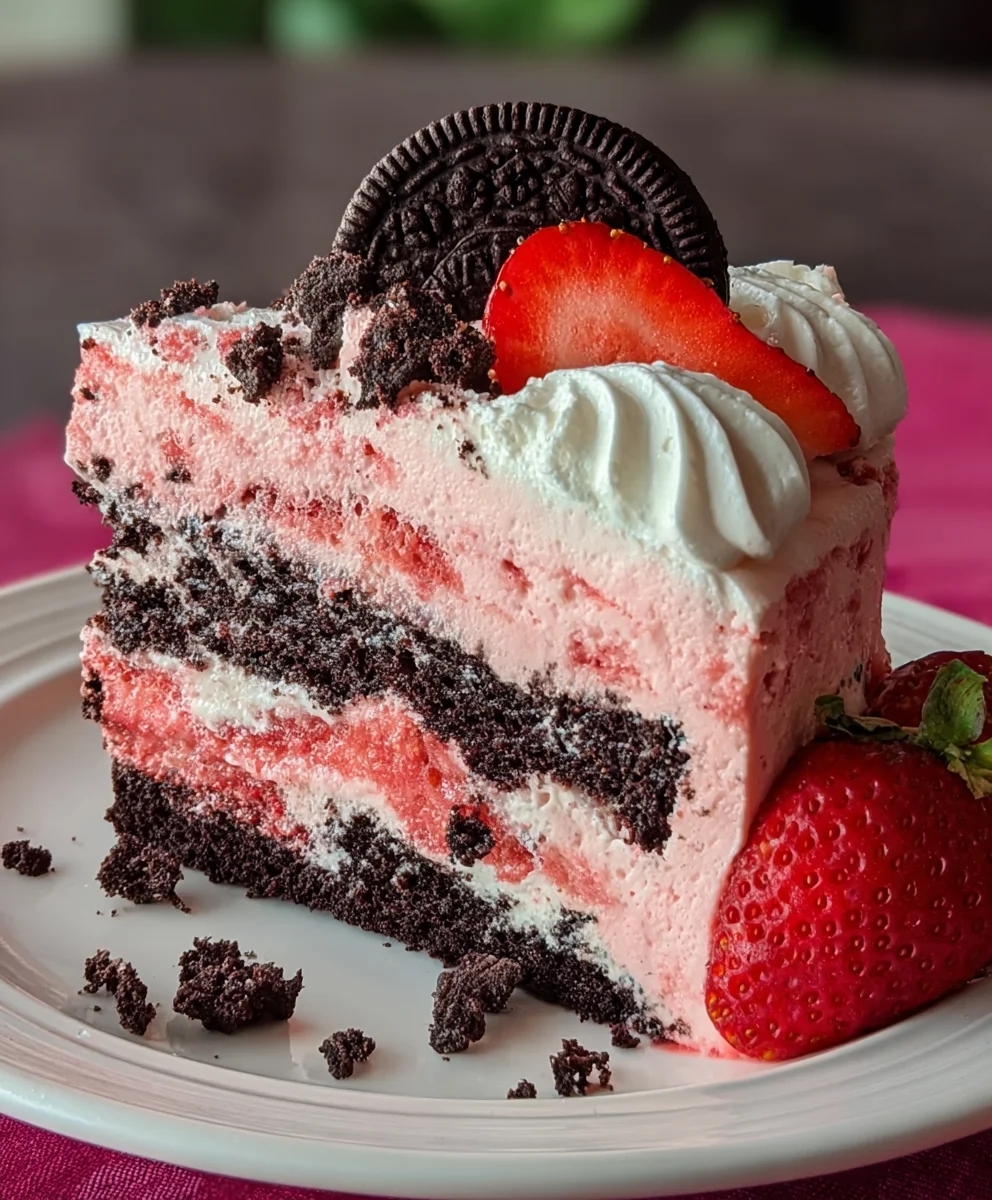 Strawberry Oreo Cake Recipe- Delicious & Easy Treat