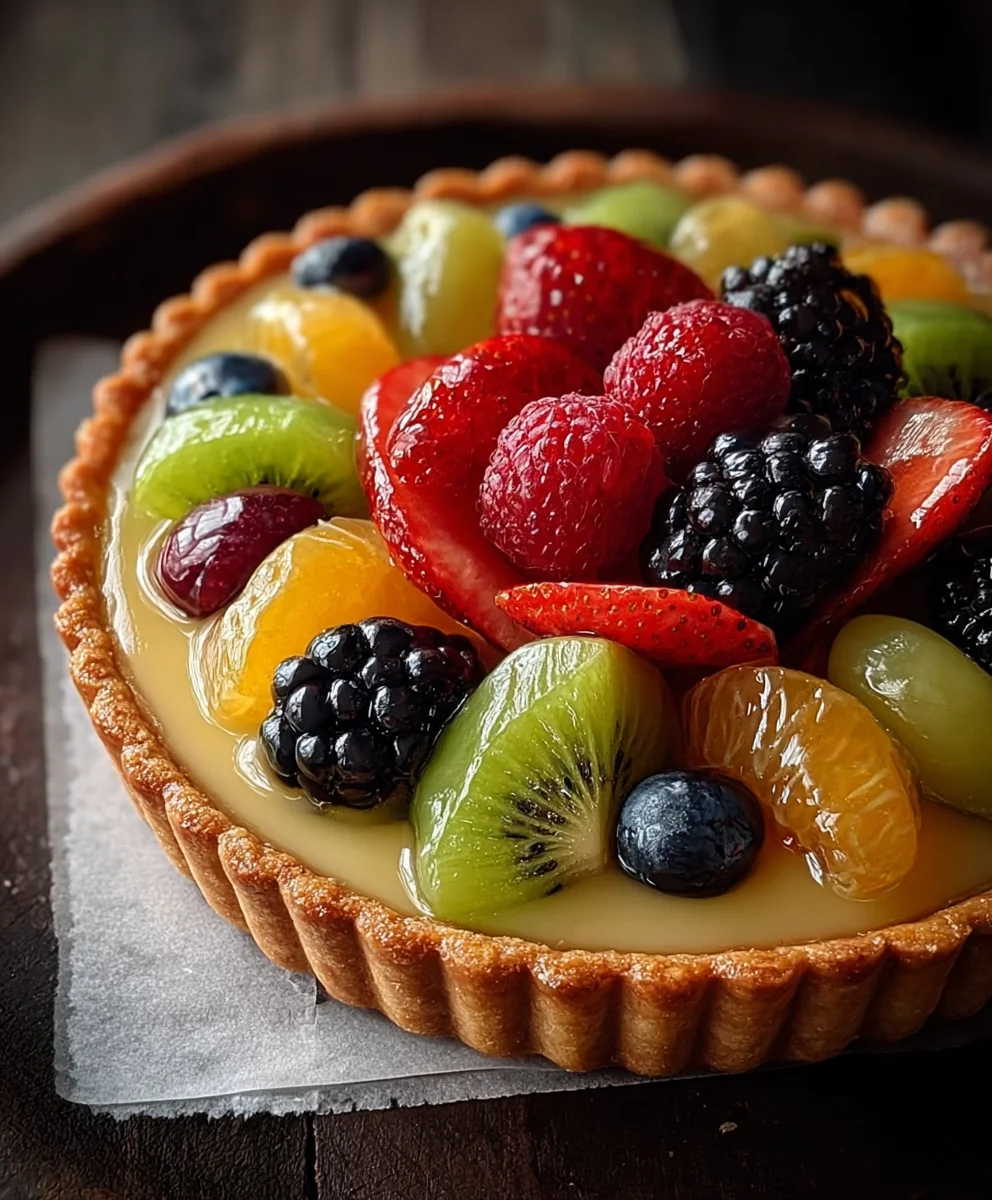 Easy Fresh Fruit Tart Recipe Delightful Dessert