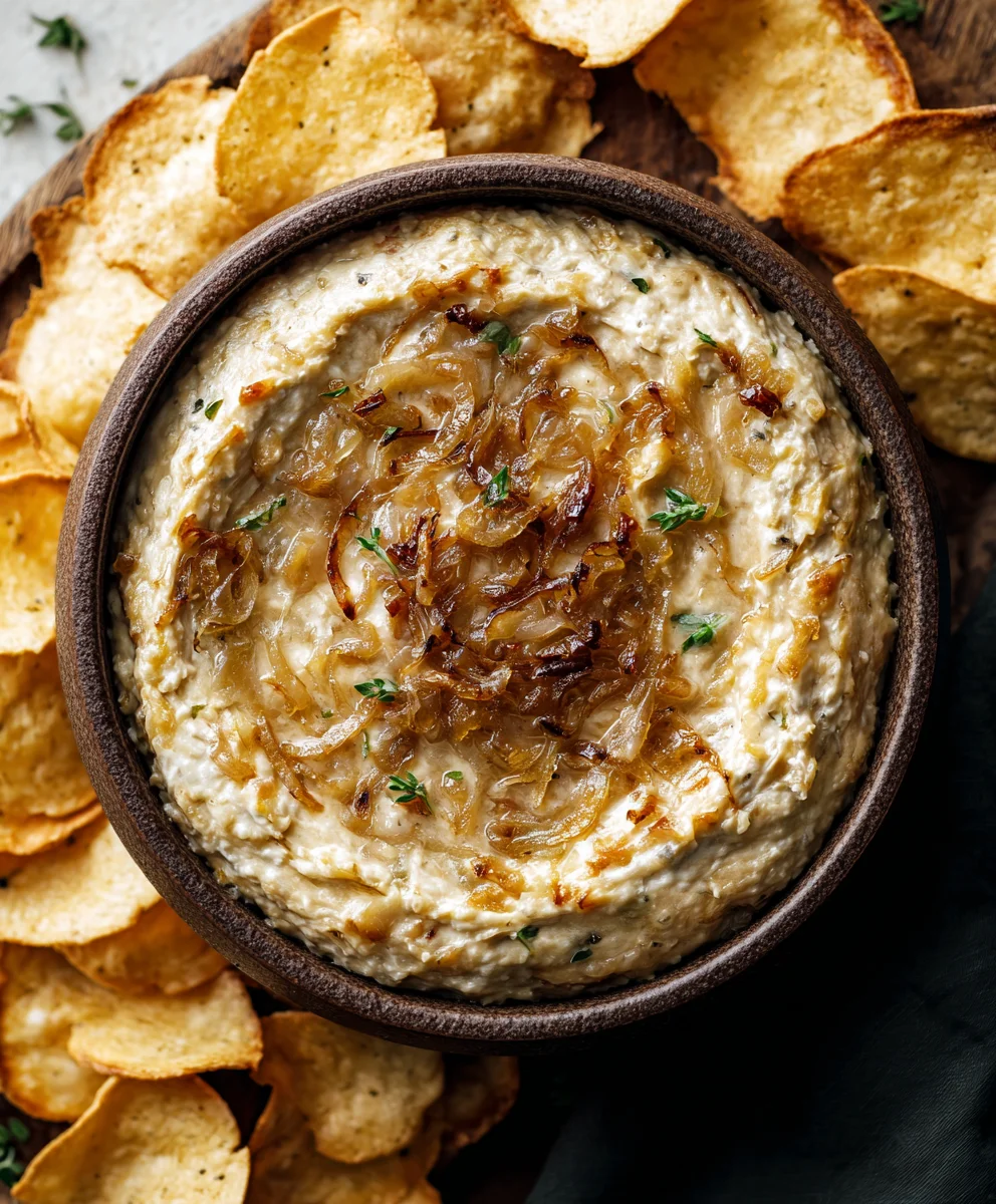 Gordon Ramsay's Caramelized Onion Dip-Best Ever