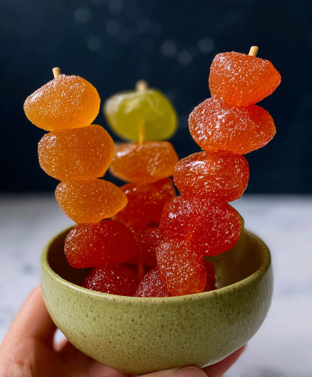 Easy Tanghulu Recipe-Sweet Candied Fruit Skewers