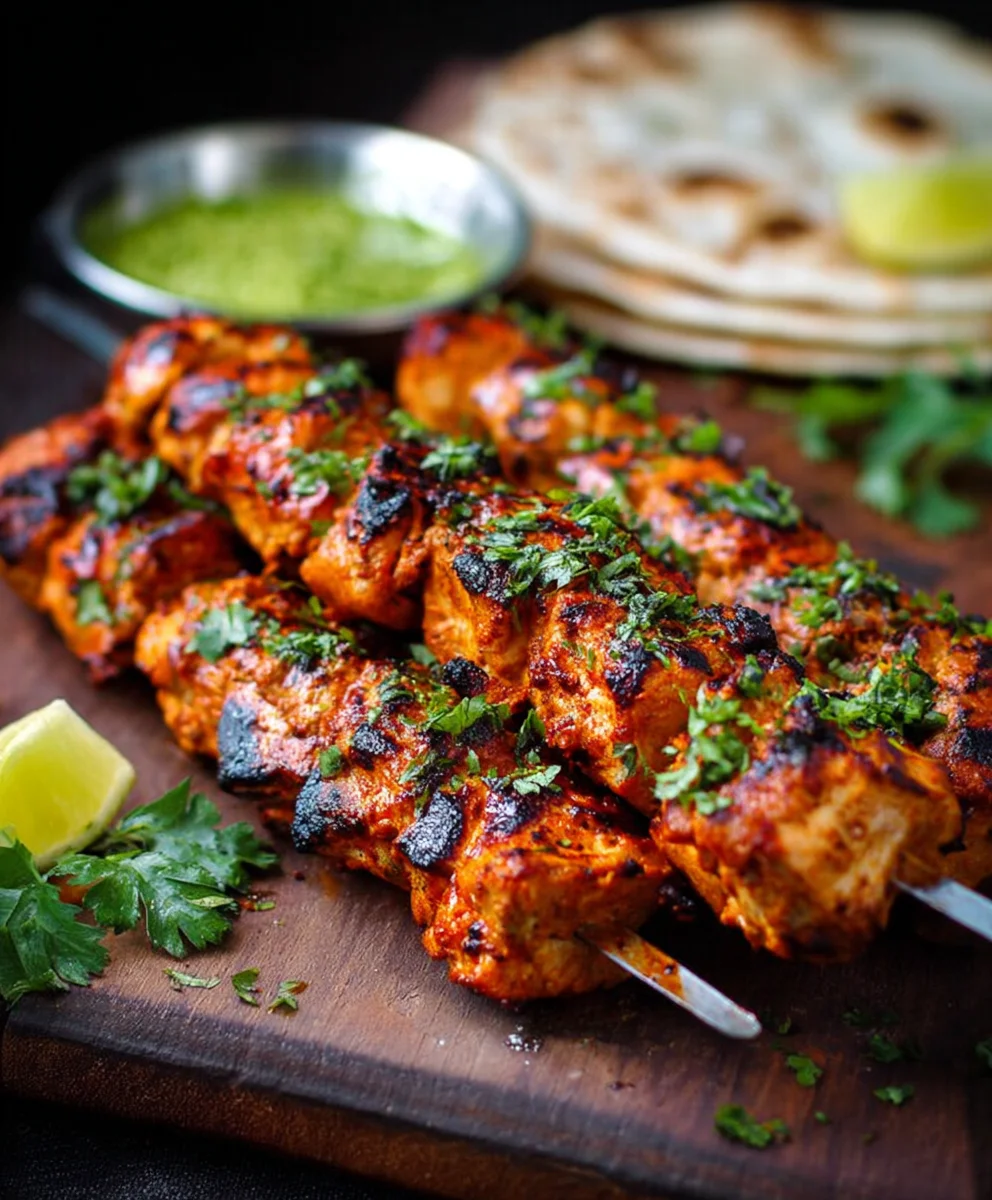 Juicy Chicken Tikka Kebabs-Easy Homemade Recipe