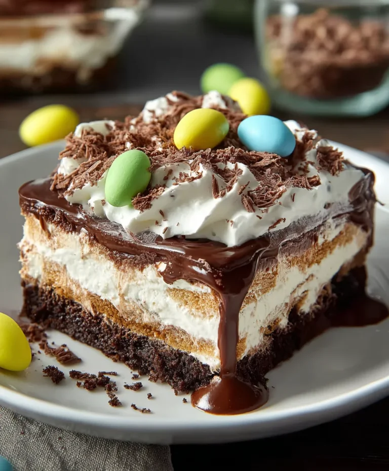 Decadent Easter Chocolate Lasagna Recipe-Easy Dessert