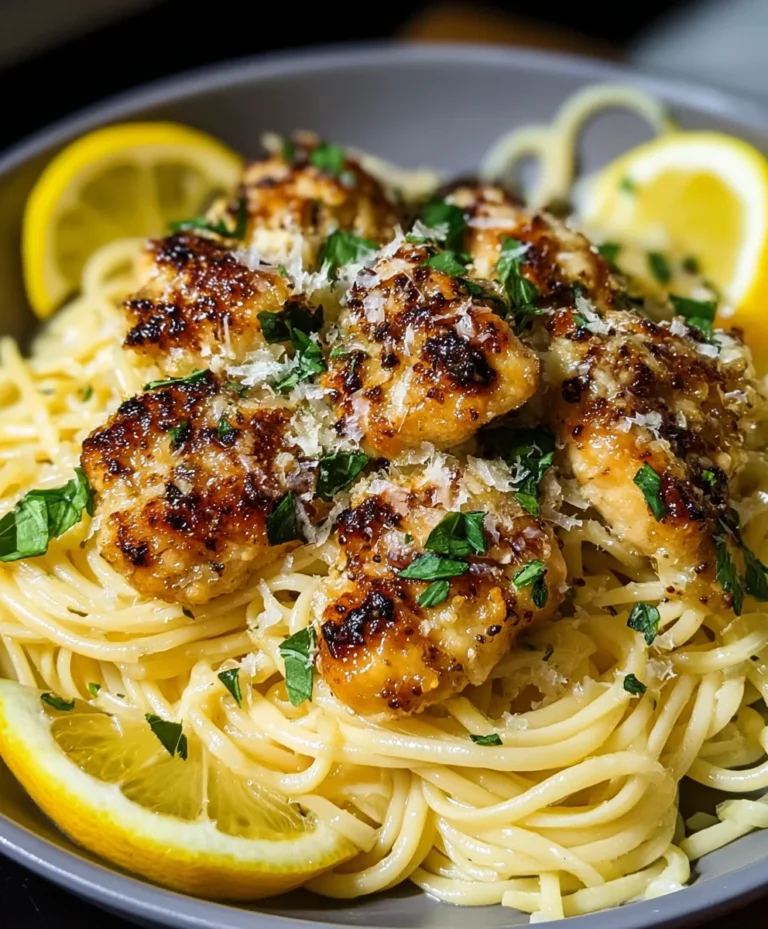 Lemon Parmesan Chicken Linguine Recipe