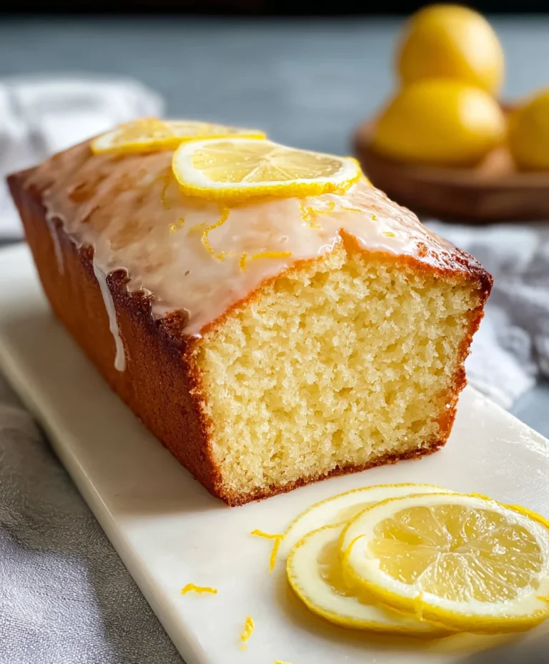 Easy Lemon Loaf Recipe – Moist & Zesty Delight