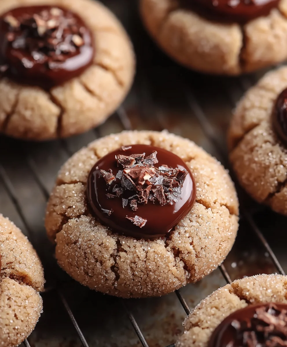 Nutella Thumbprint Cookies-Easy Delicious Recipe