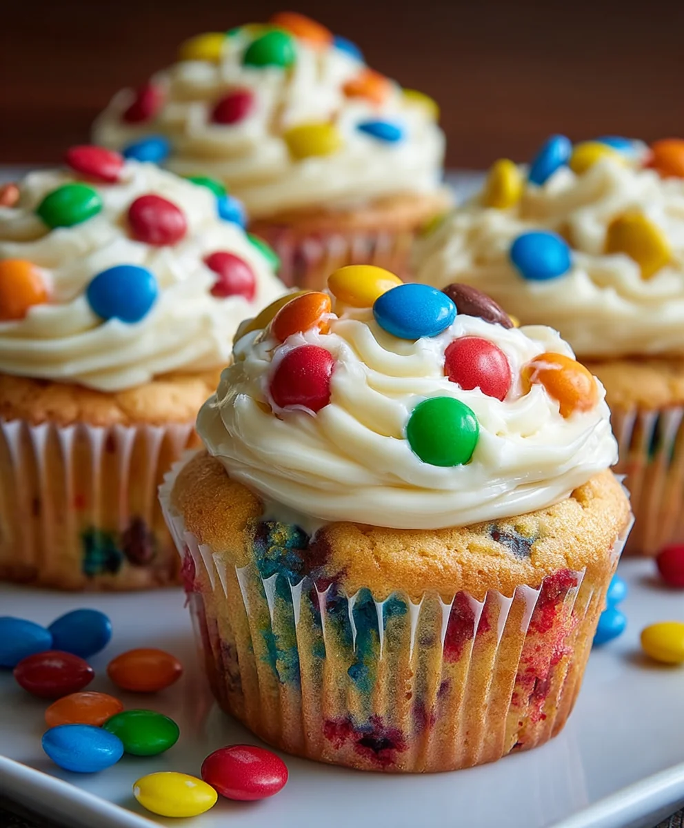 M&M Cupcakes Delightful Easy Recipe