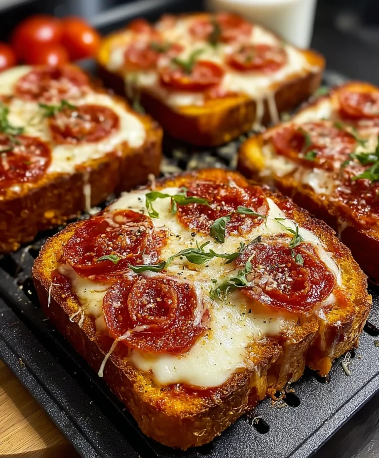 Air Fryer Pizza Toast- Easy Crispy Quick Recipe