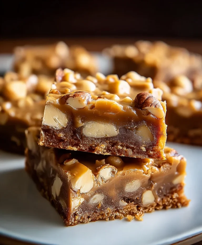Gooey Butterscotch Nut Bars-Easy Homemade Treat