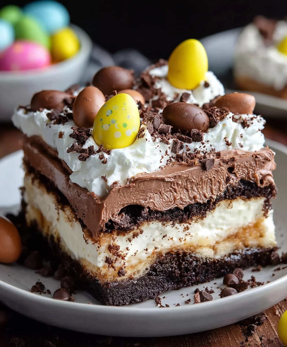 Decadent Easter Chocolate Lasagna Recipe-Easy Dessert