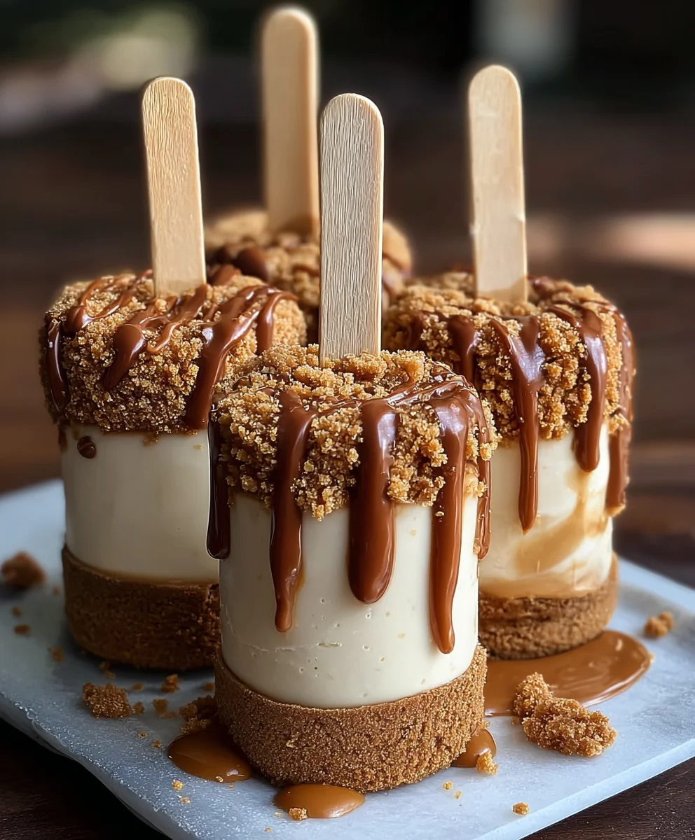 Biscoff Cookie Butter Cheesecake Pops Recipe