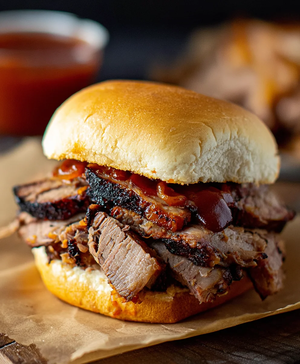 Smoked Beef Brisket Sandwich - Best BBQ Recipe