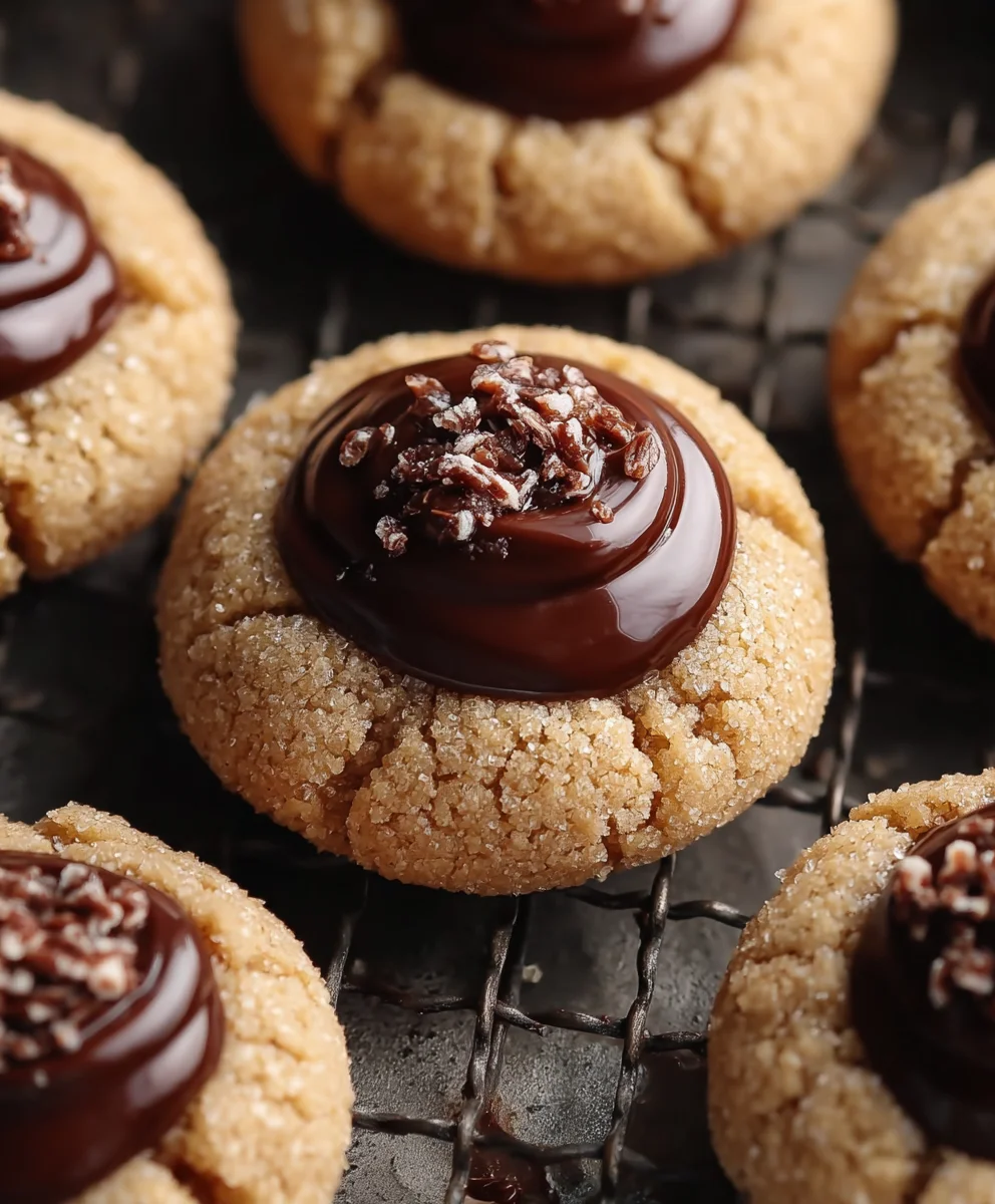 Nutella Thumbprint Cookies-Easy Delicious Recipe