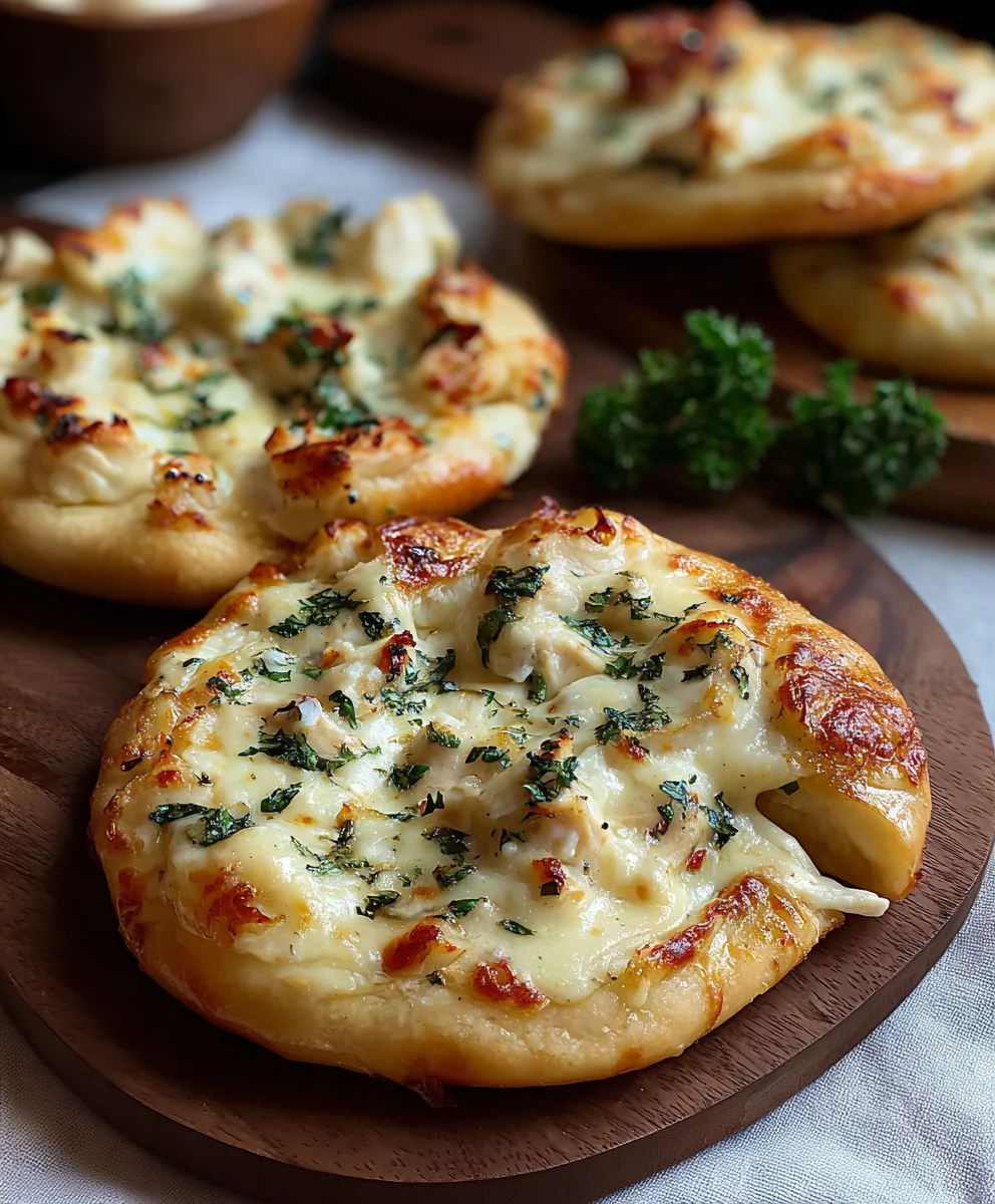 Mini Stuffed Alfredo Pizza Bites-Easy Party Appetizer