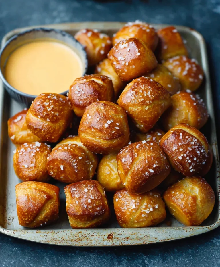 Easy Homemade Soft Pretzel Bites Recipe