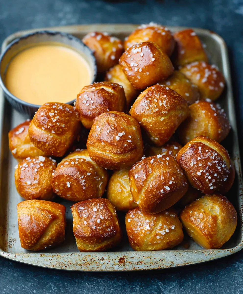 Easy Homemade Soft Pretzel Bites Recipe