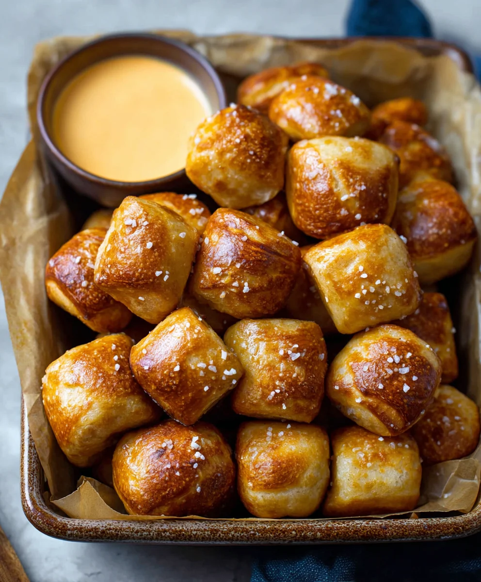 Easy Homemade Soft Pretzel Bites Recipe