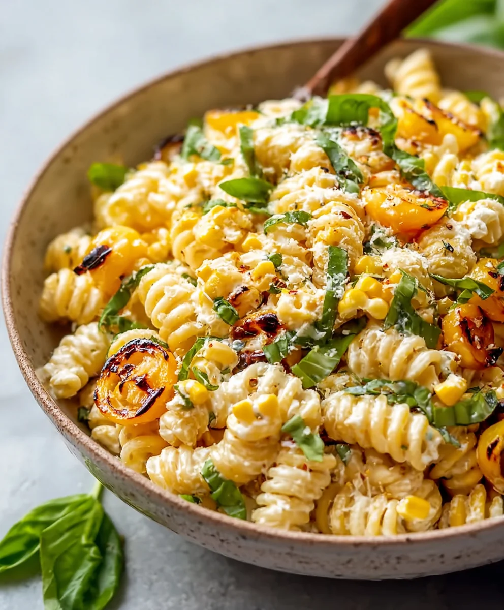 Creamy Street Corn Pasta Salad-Easy & Delicious Recipe