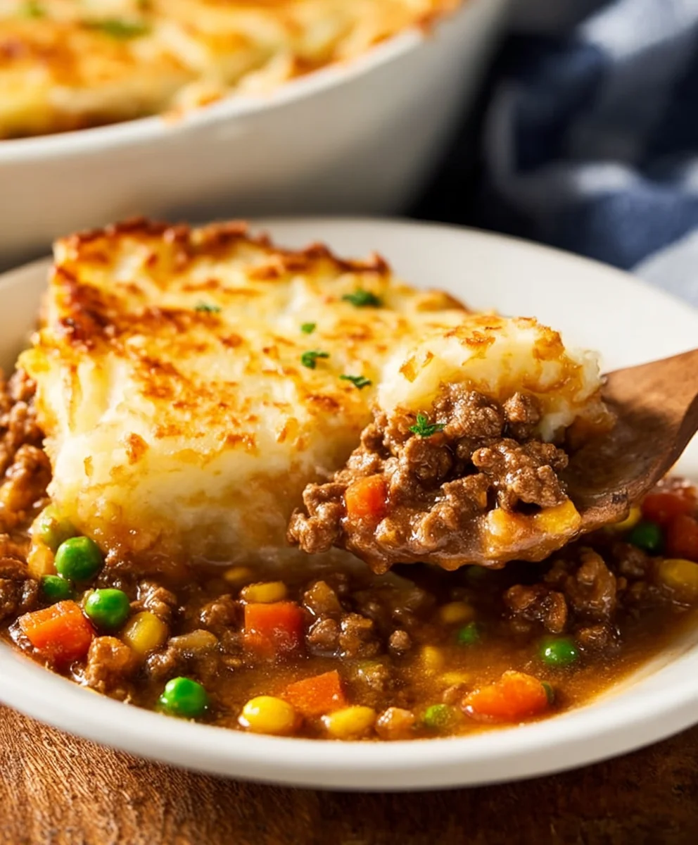 Classic Shepherd's Pie Recipe-Hearty Beef Dinner