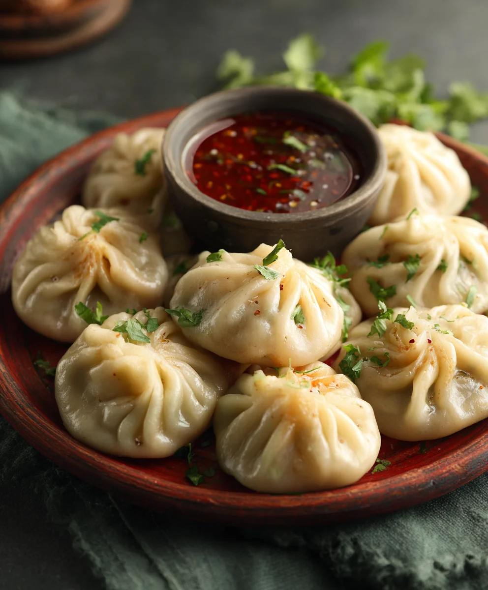 Soyabean Momos Recipe - Delicious Veg Soya Chunks Momos