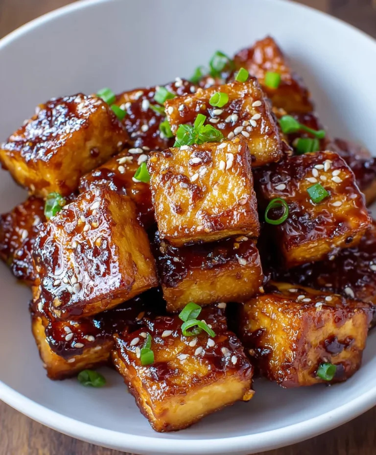 Crispy Sticky Tofu Recipe- Vegan & Delicious